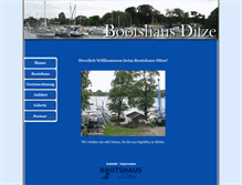 Tablet Screenshot of bootshaus-ditze.de